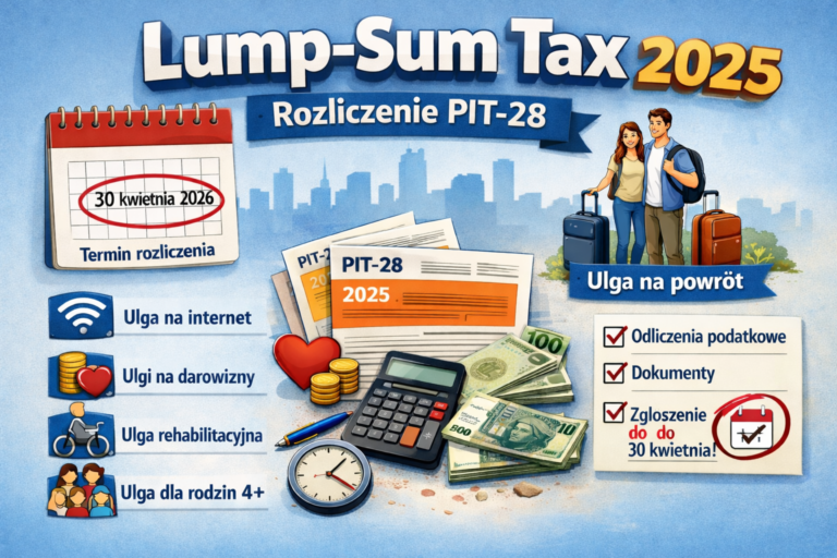 Lump-Sum Tax for 2025 – Tax Breaks and Annual Settlement (PIT-28 for 2025)